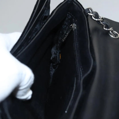 Chanel Camellia No.5 Chain Flap Velvet, Black, Velvet, Shoulder Bag