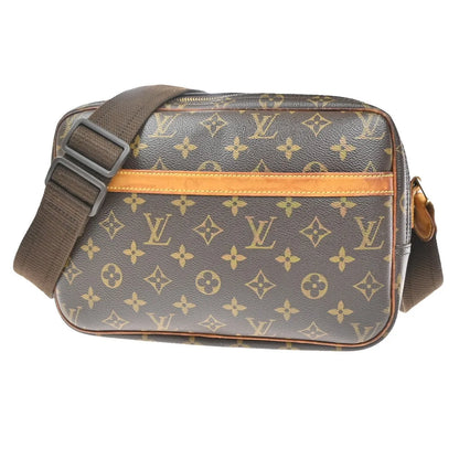Louis Vuitton Reporter Monogram Canvas, Brown, Canvas, Shoulder Bag
