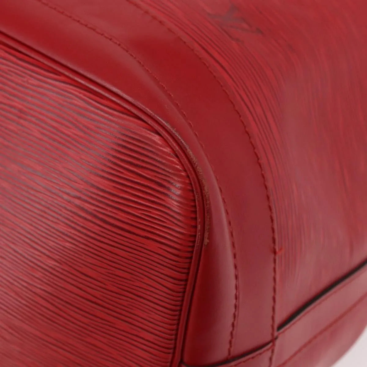 Louis Vuitton Noe Epi Leather, Red, Leather, Shoulder Bag
