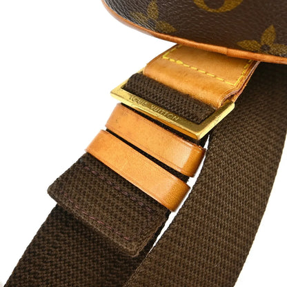 Louis Vuitton Pochette Gange Monogram Canvas, Brown, Canvas, Clutch