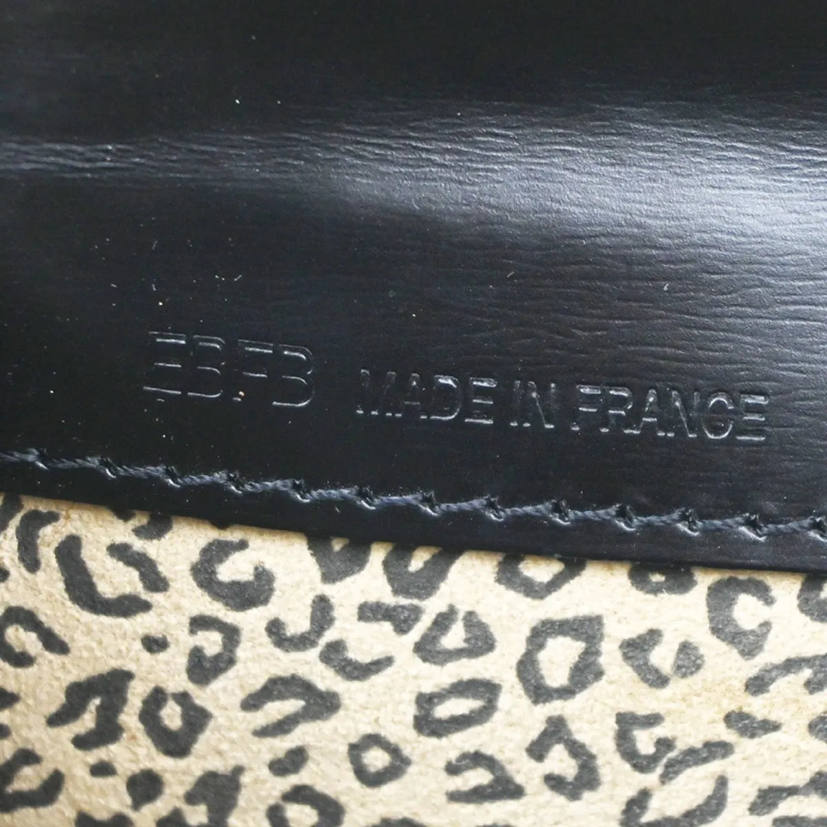 Cartier Panthère Leather, Black, Leather, Handbag