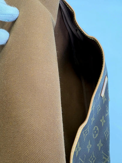 Louis Vuitton Saumur Monogram Canvas, Brown, Canvas, Shoulder Bag