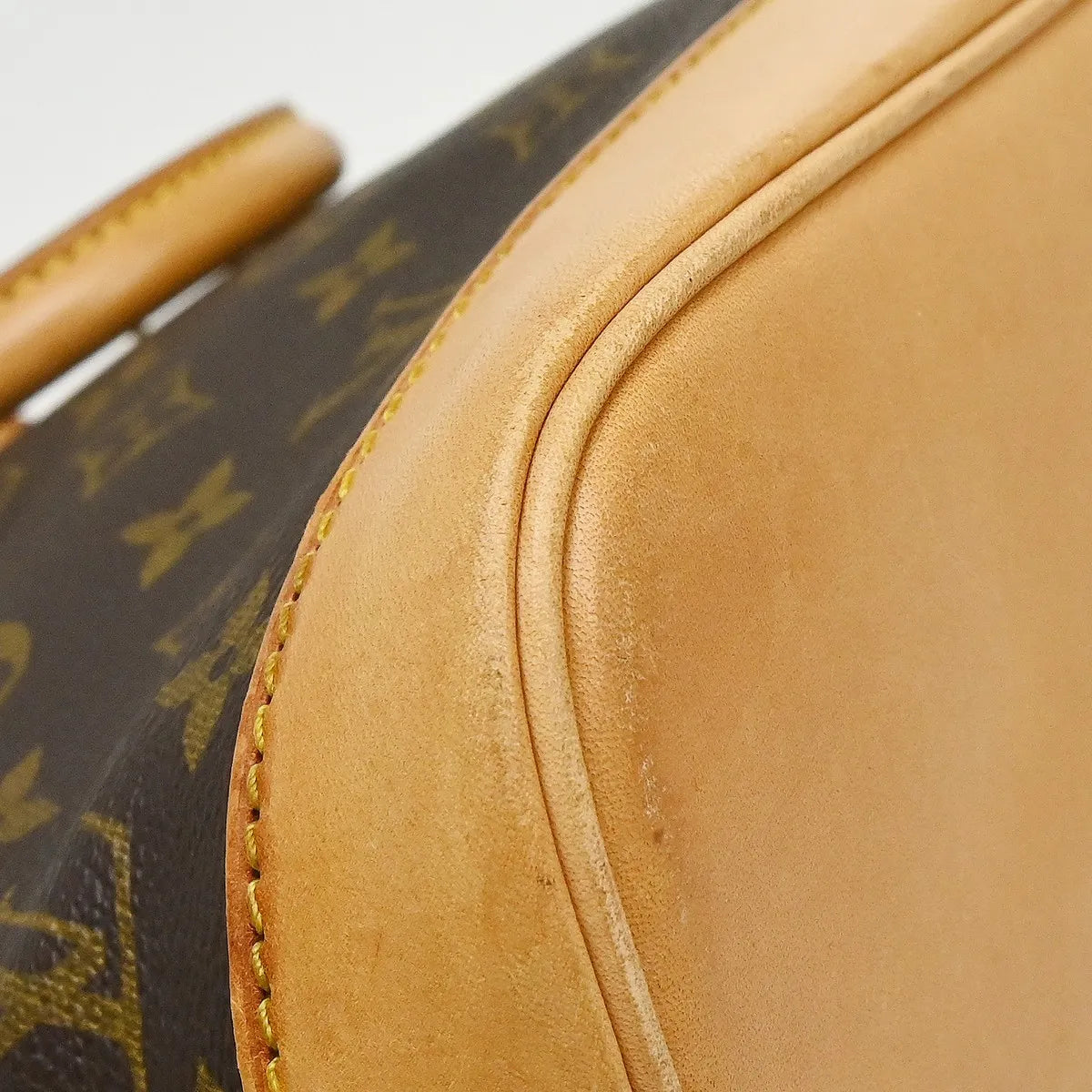 Louis Vuitton Alma Monogram, Brown, Canvas, Handbag