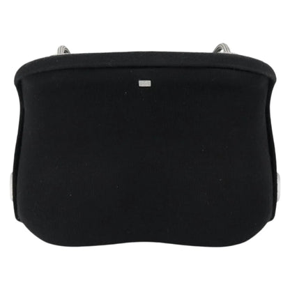 Chanel Millennium Jersey, Black, Cotton, Shoulder Bag