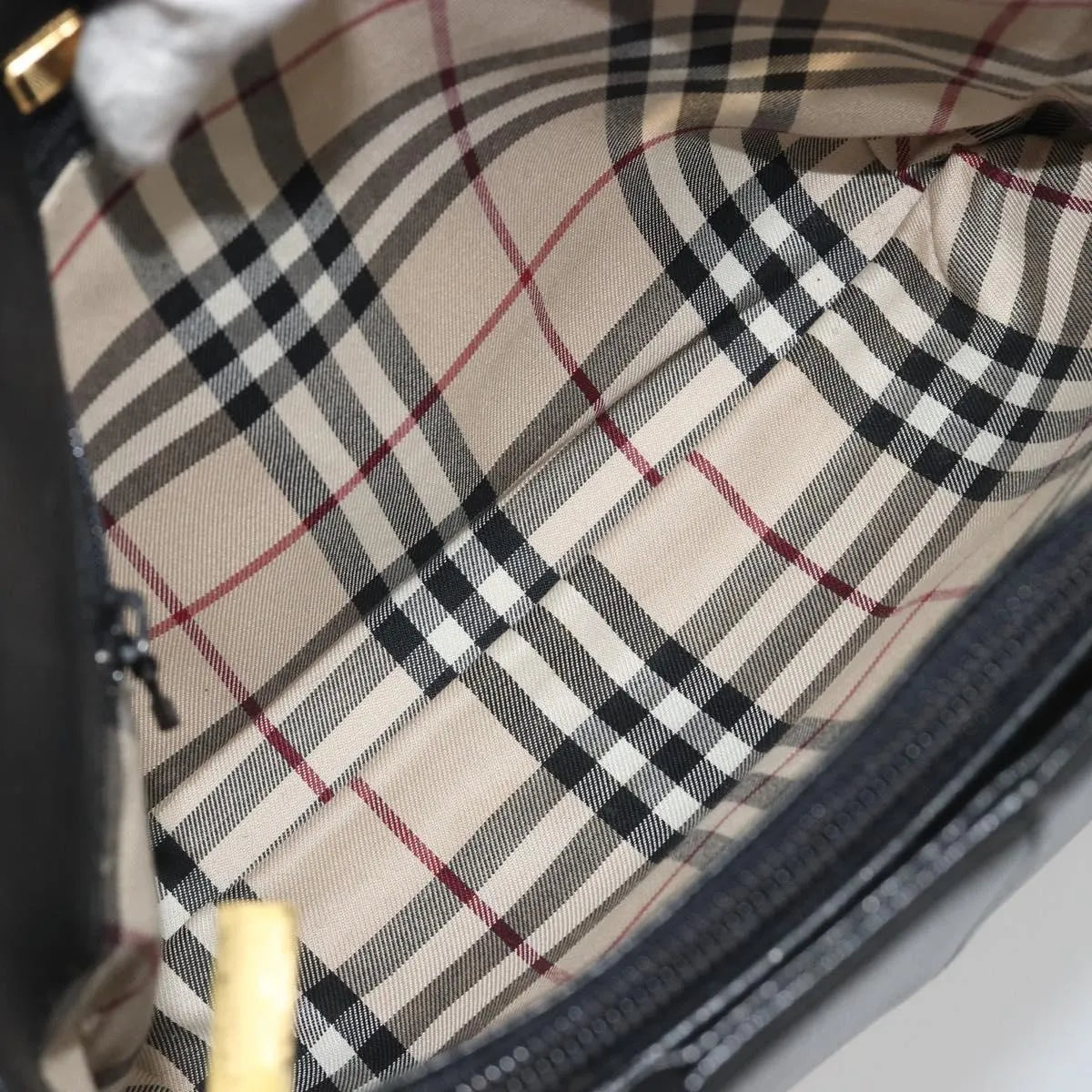 Burberry Vintage Leather, Black, Leather, Handbag