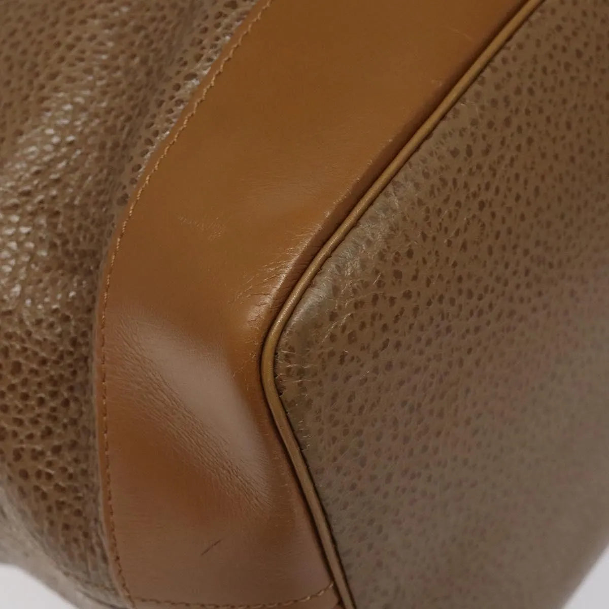 Christian Dior Vintage Leather, Brown, Leather, Shoulder Bag