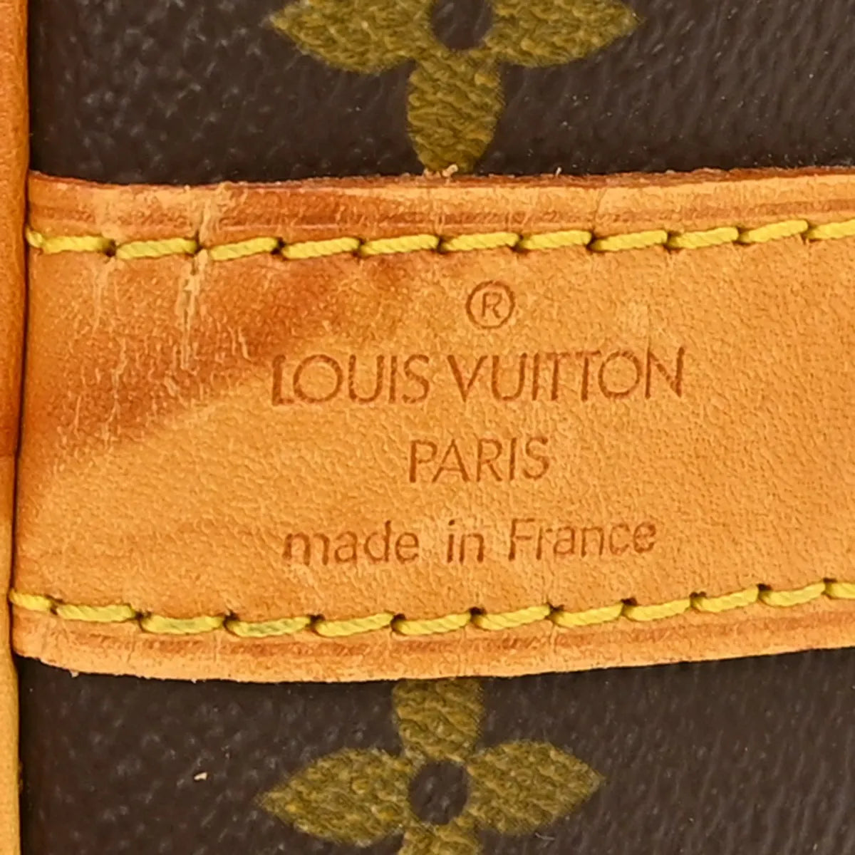Louis Vuitton Keepall Bandoulière Monogram, Brown, Canvas, Travel Bag