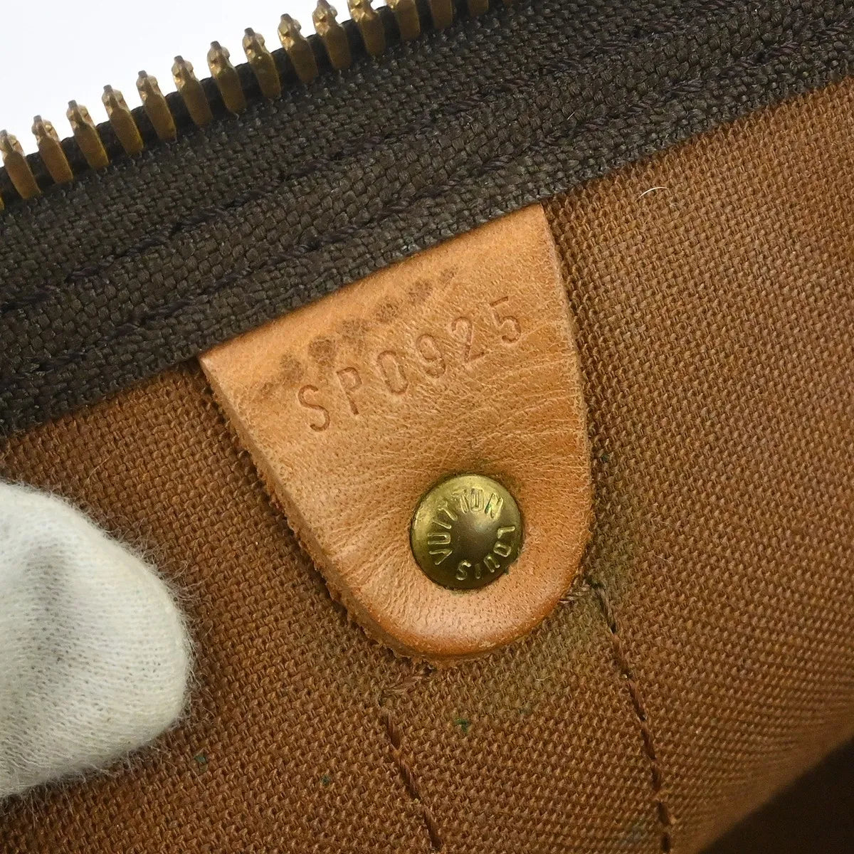 Louis Vuitton Keepall Monogram, Brown, Canvas, Travel Bag