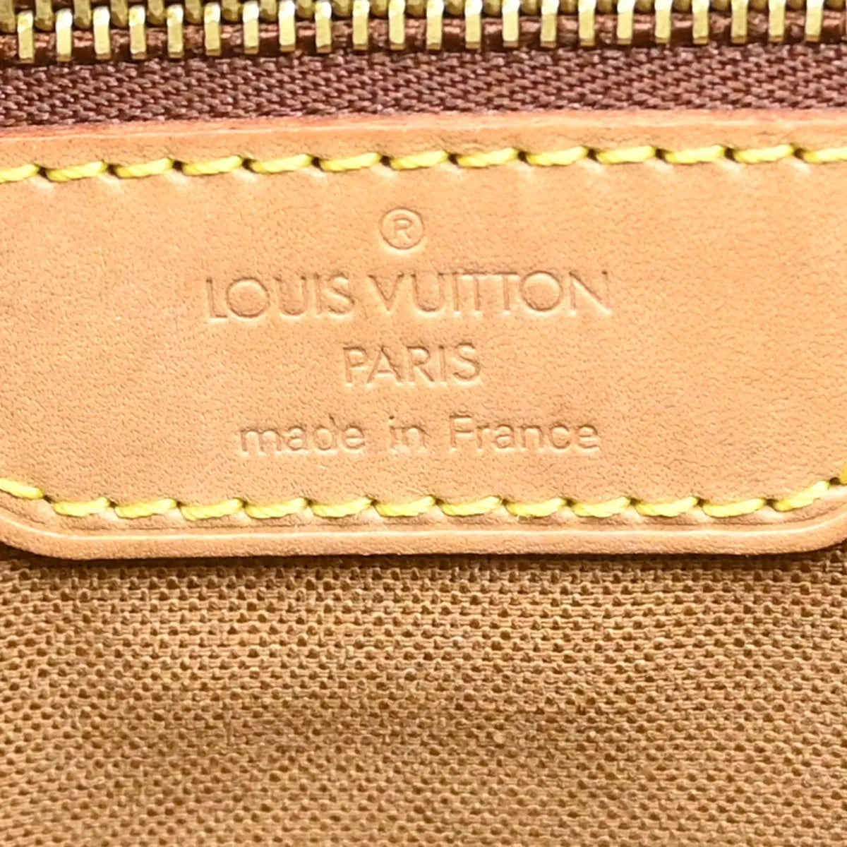 Louis Vuitton Cabas Mezzo Monogram Canvas, Brown, Canvas, Tote Bag