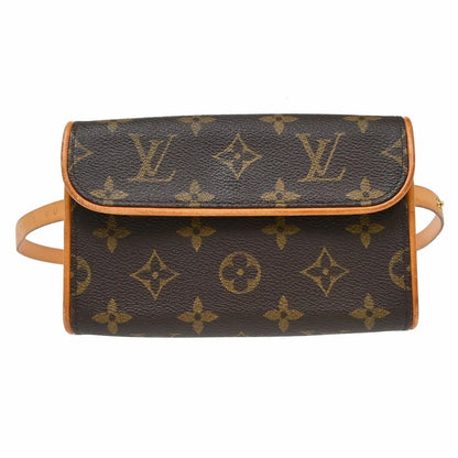 Louis Vuitton Florentine Pochette Monogram Canvas, Brown, Canvas, Clutch
