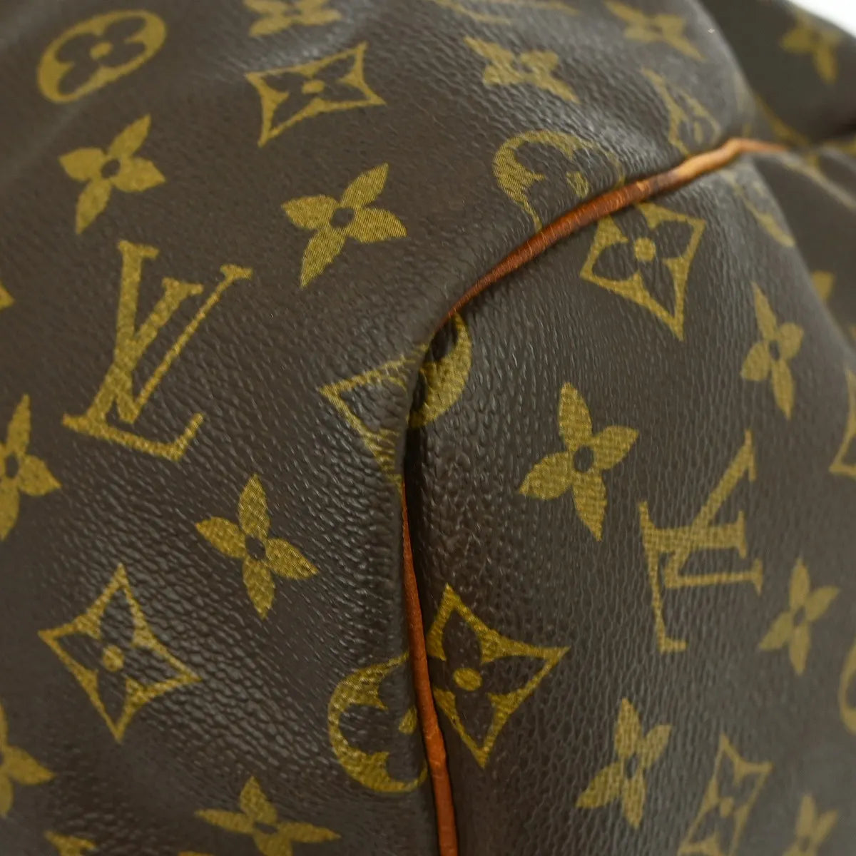 Louis Vuitton Keepall Monogram Canvas, Brown, Canvas, Travel Bag