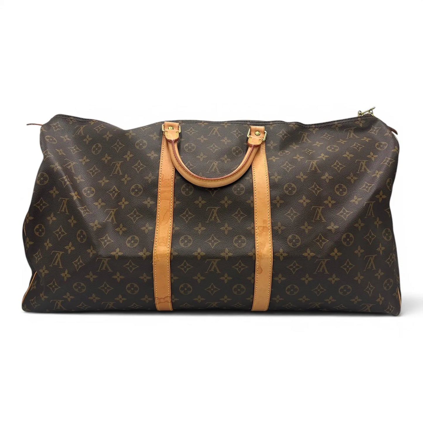 Louis Vuitton Keepall Monogram Canvas, Brown, Canvas, Travel Bag