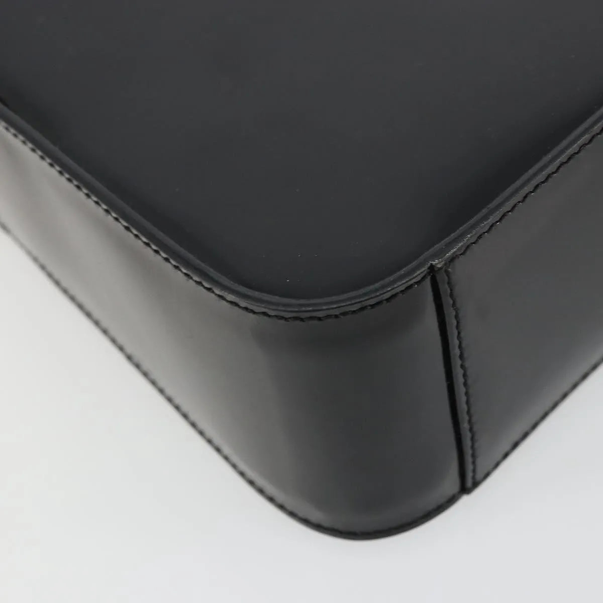 Gucci Vintage G logo Leather, Black, Patent Leather, Shoulder Bag
