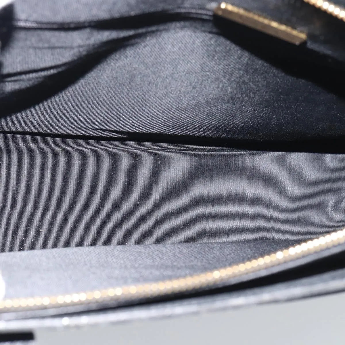 Saint Laurent Vintage Leather, Black, Leather, Tote Bag