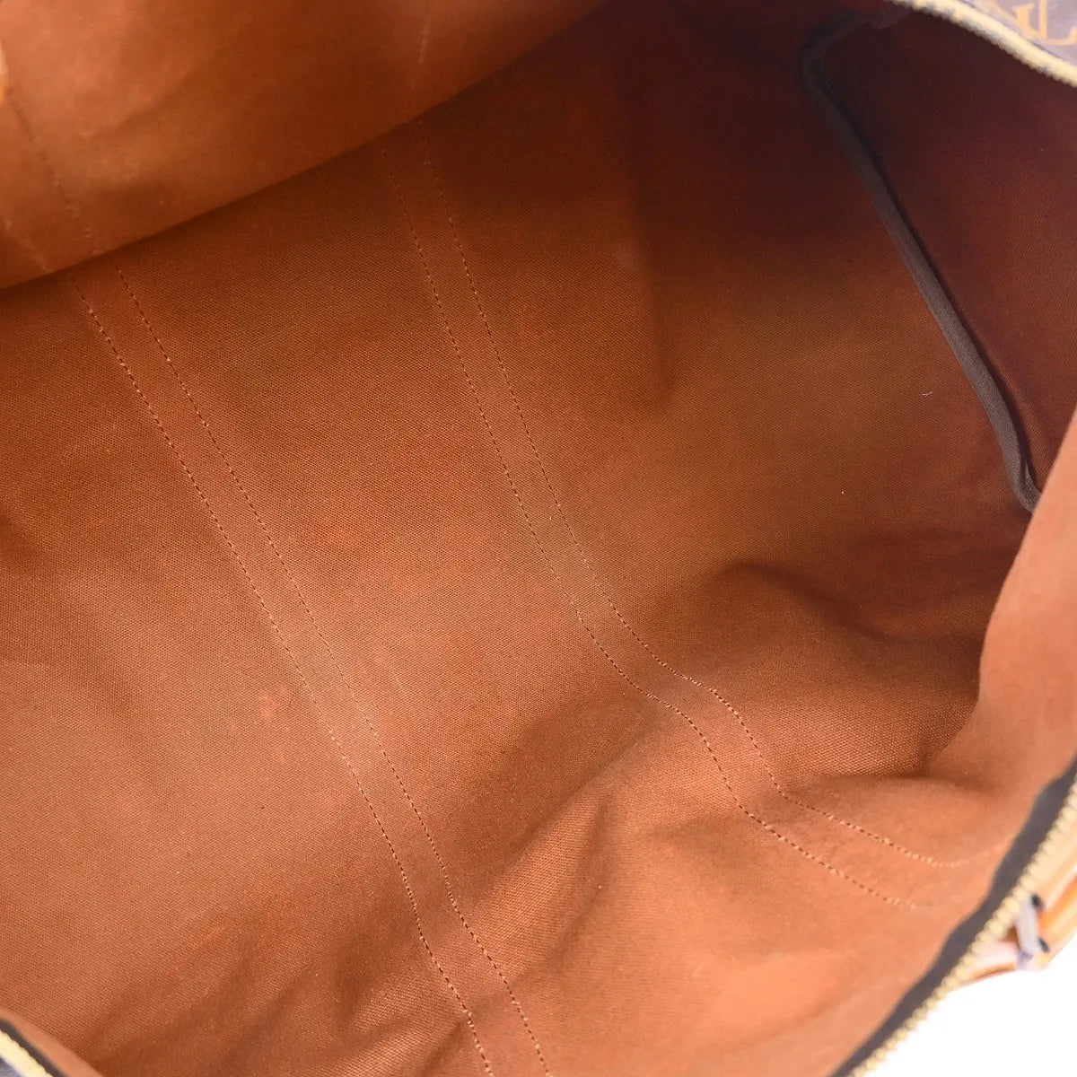 Louis Vuitton Keepall Monogram, Brown, Canvas, Travel Bag