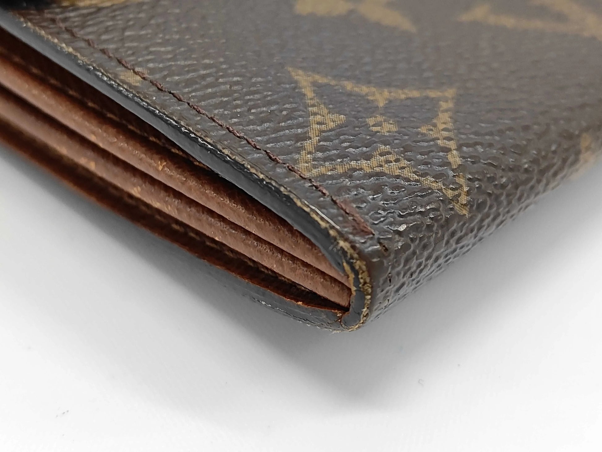 Louis Vuitton Emilie Monogram Canvas, Brown, Calfskin, Wallet