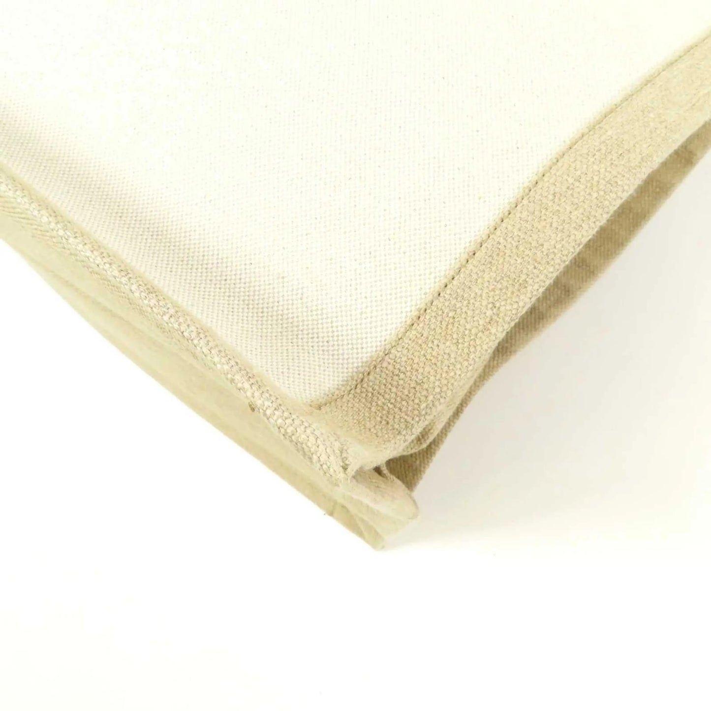 Saint Laurent Rive Gauche Felt and leather, Beige, Canvas, Tote Bag