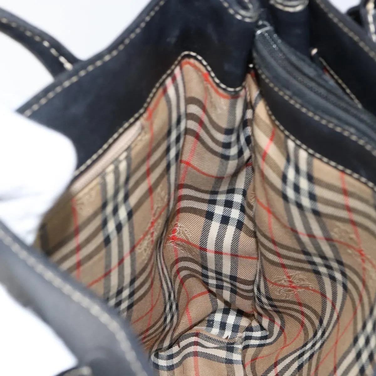 Burberry Vintage Leather, Black, Leather, Handbag