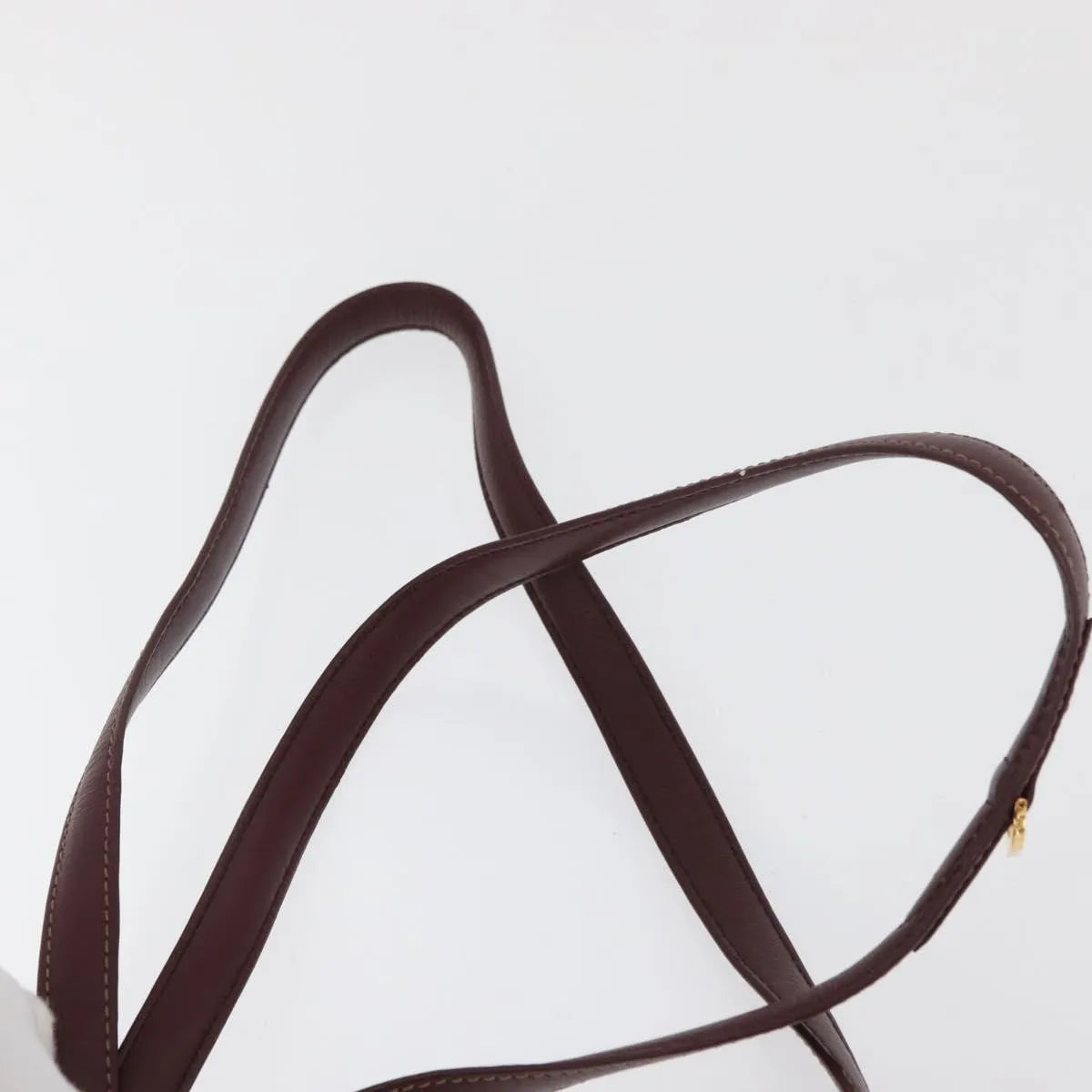 cartier Must de cartier Leather, Burgundy, Leather, Shoulder Bag