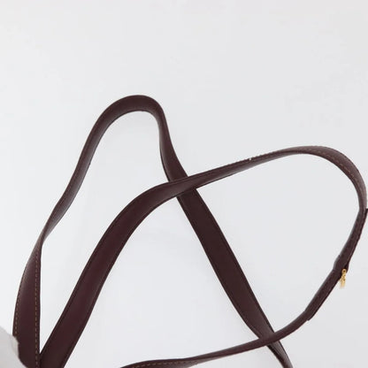 cartier Must de cartier Leather, Burgundy, Leather, Shoulder Bag