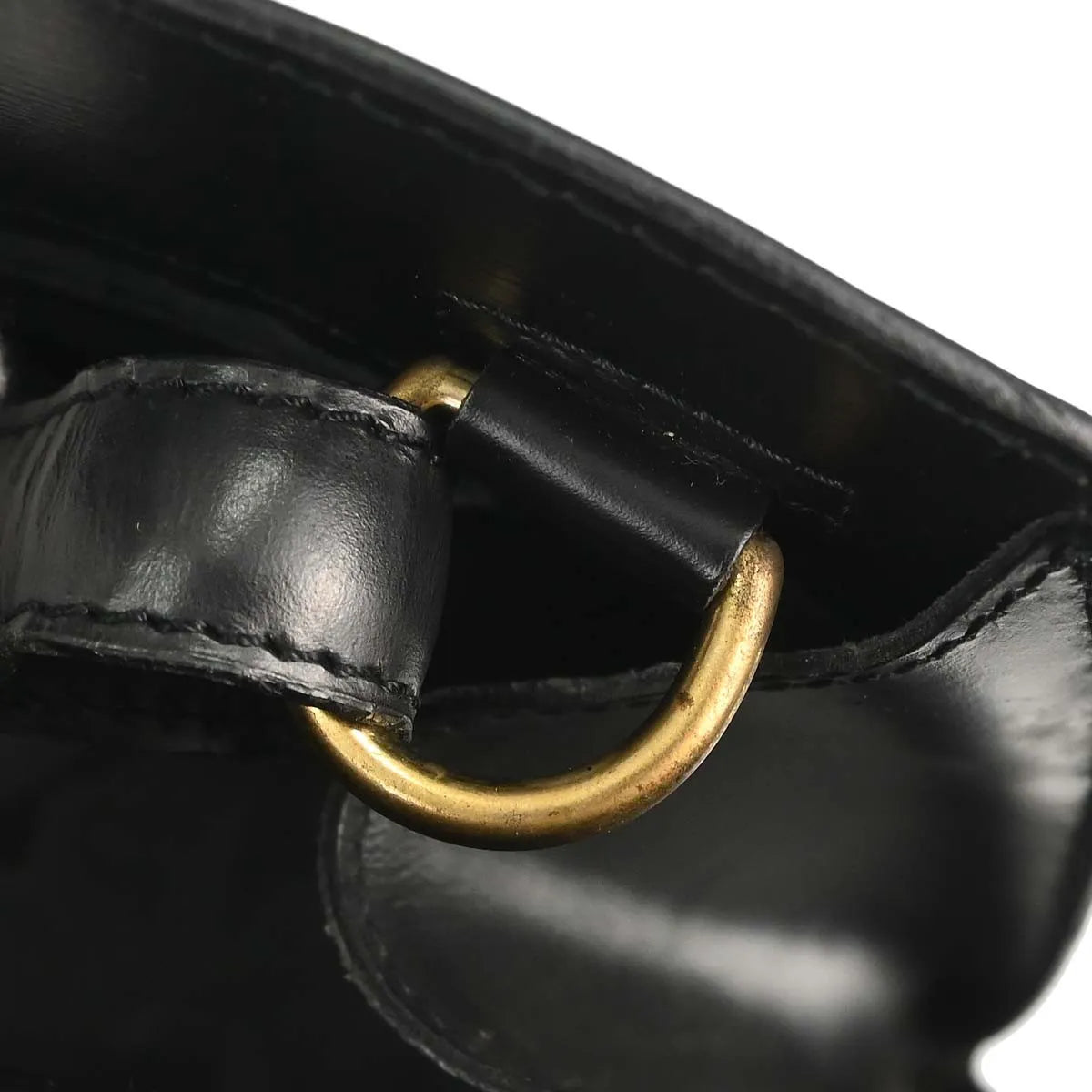 Louis Vuitton Cluny Leather, Black, Leather, Shoulder Bag
