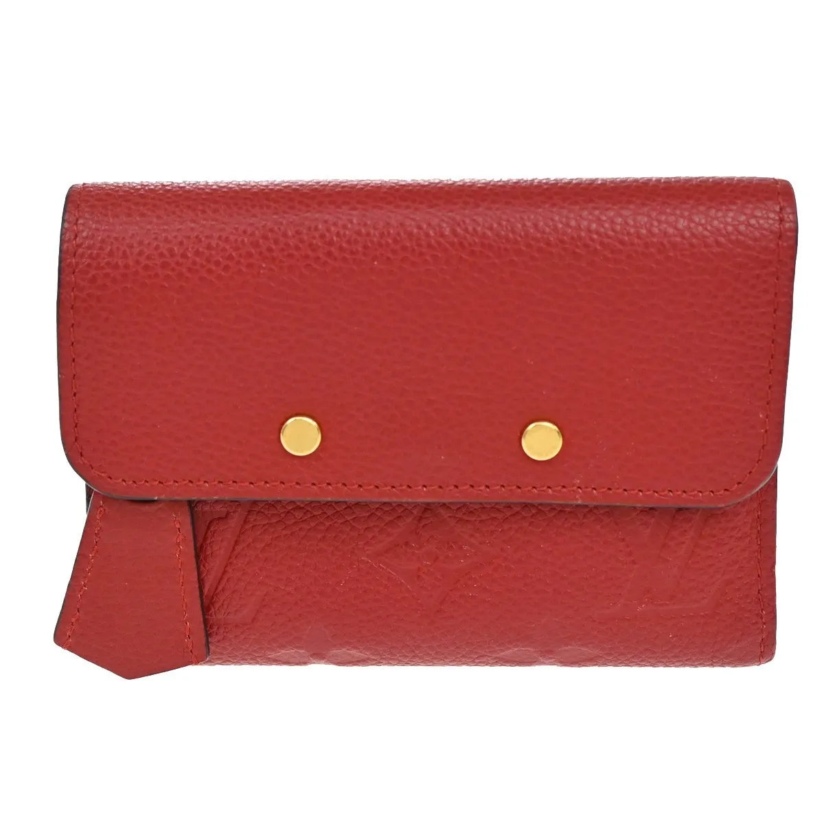 Louis Vuitton Pont Neuf Monogram Empreinte Leather, Red, Leather, Wallet