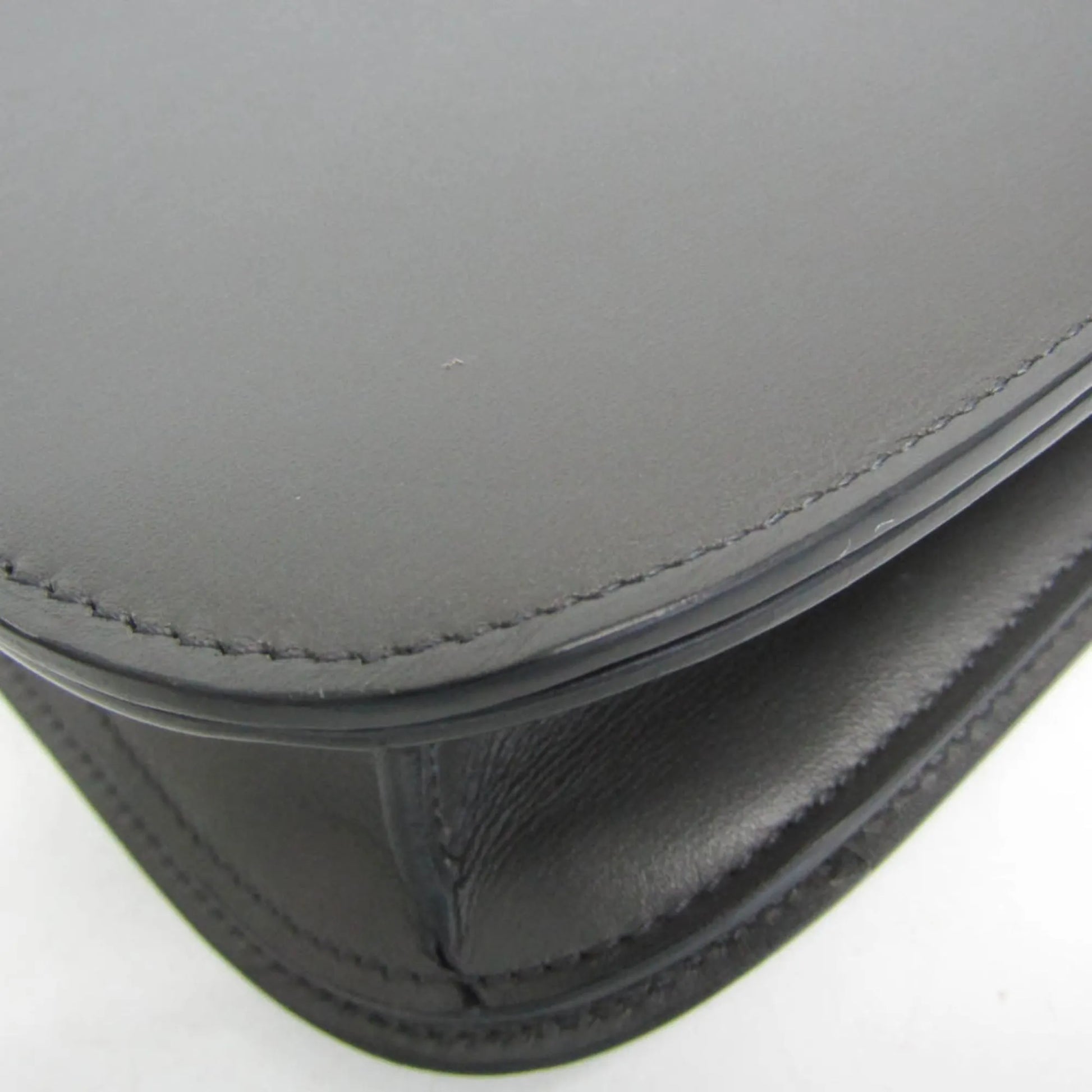 Celine Classic Box Bag Smooth Leather, Gray, Leather, Shoulder Bag