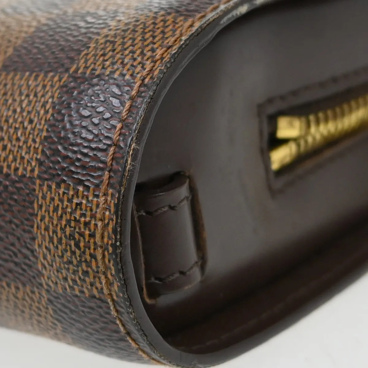 Louis Vuitton Pochette Saint Louis Damier, Brown, Canvas, Clutch