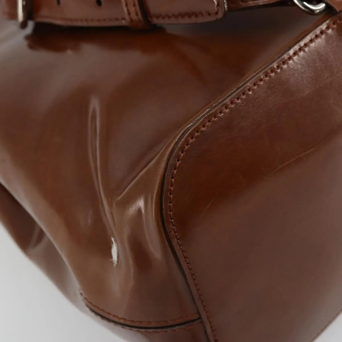 cartier Panthère Shoulder Patent leather, Brown, Patent Leather, Shoulder Bag