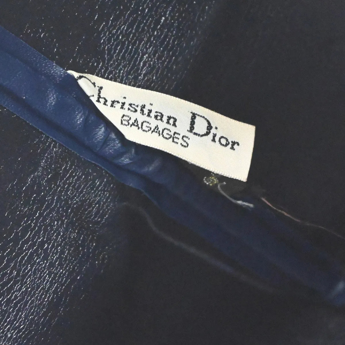Christian Dior Vintage Bowling monogram canvas, Navy, Canvas, Handbag