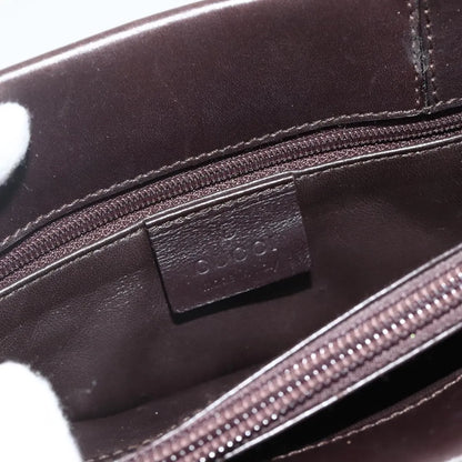 Gucci Vintage Leather, Brown, Leather, Handbag