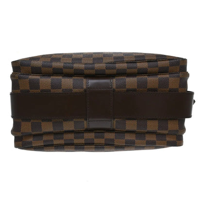 Louis Vuitton Naviglio Damier, Brown, Canvas, Shoulder Bag