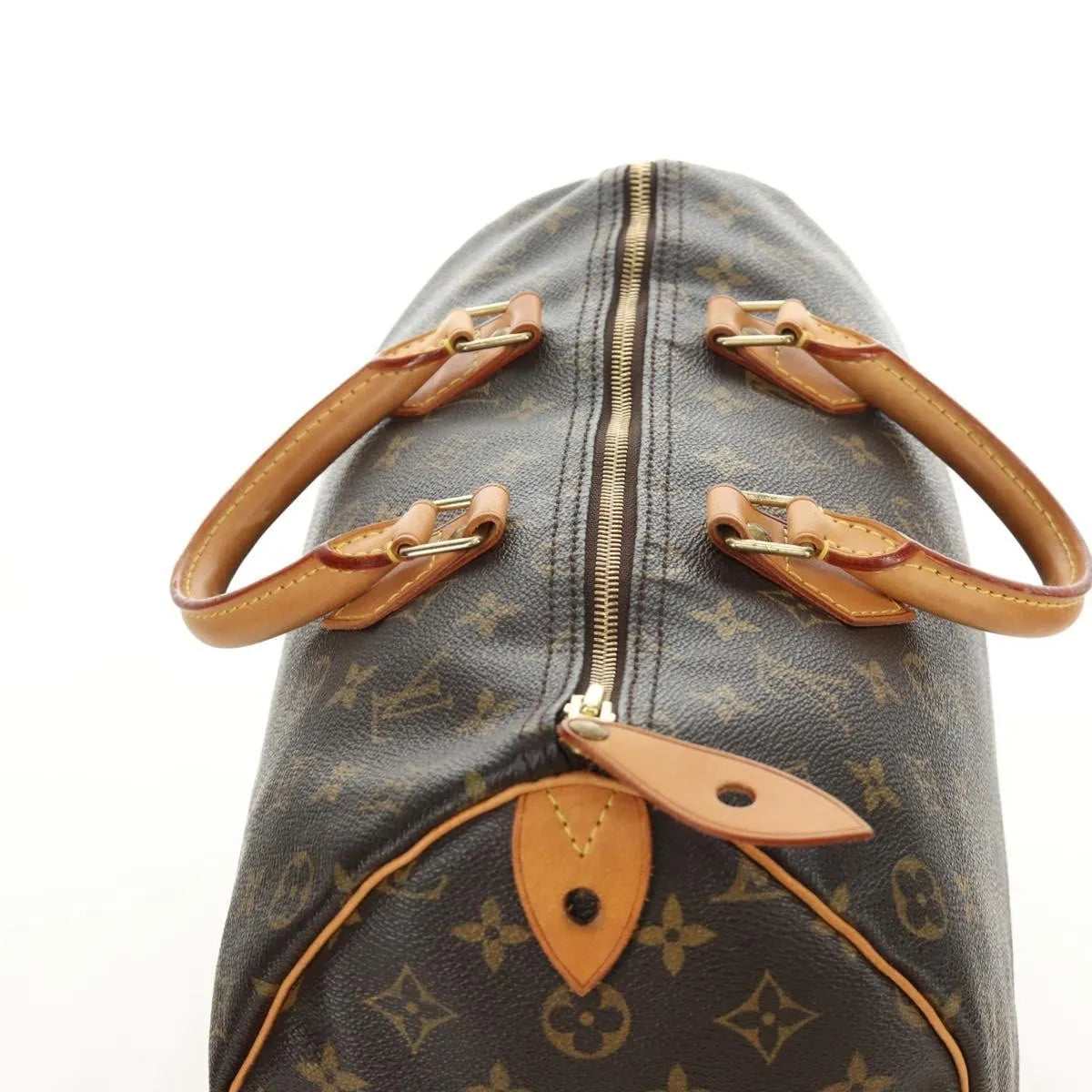 Louis Vuitton Speedy Monogram Canvas, Brown, Canvas, Handbag
