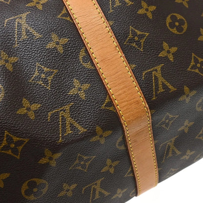 Louis Vuitton Keepall Monogram, Brown, Canvas, Travel Bag