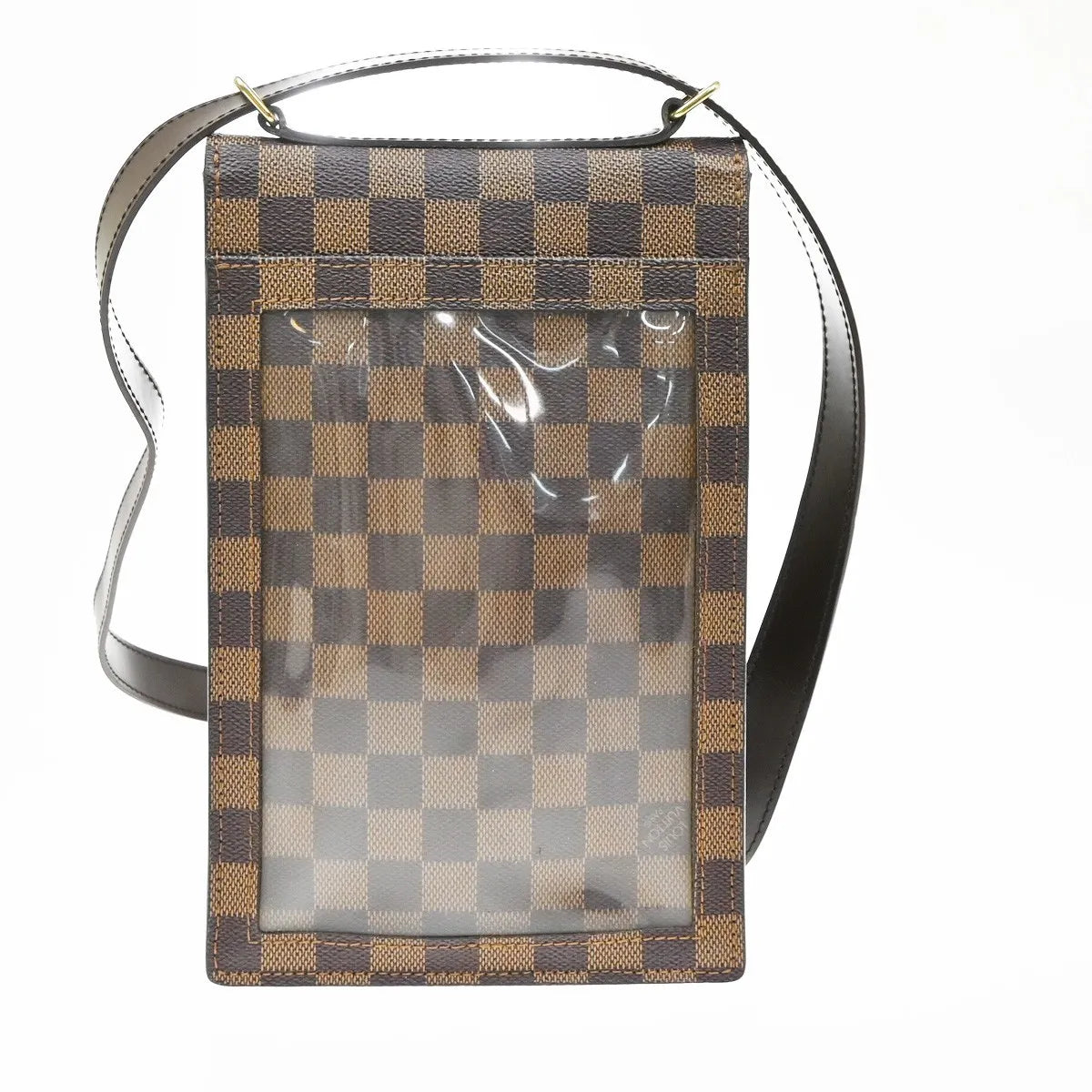 Louis Vuitton Portobello Messenger Damier Ebene, Brown, Canvas, Shoulder Bag