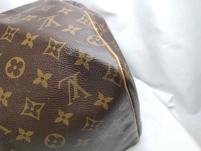 Louis Vuitton Keepall Monogram Canvas, Brown, Canvas, Travel Bag