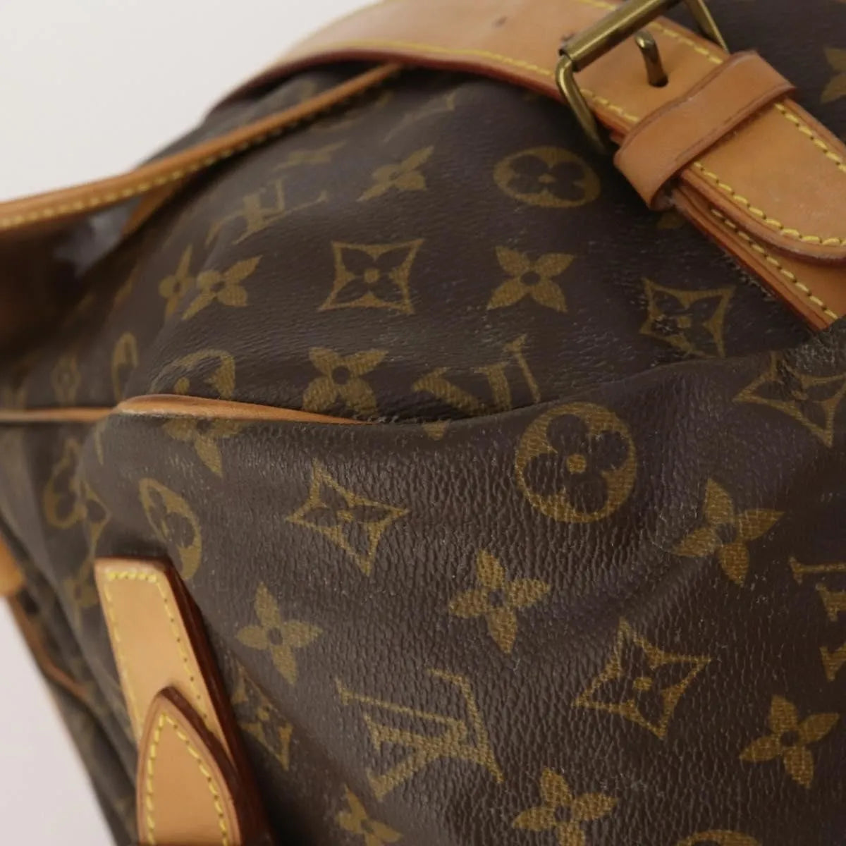Louis Vuitton Saumur Monogram Canvas, Brown, Canvas, Shoulder Bag