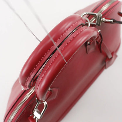 Louis Vuitton Alma Epi, Red, Leather, Handbag
