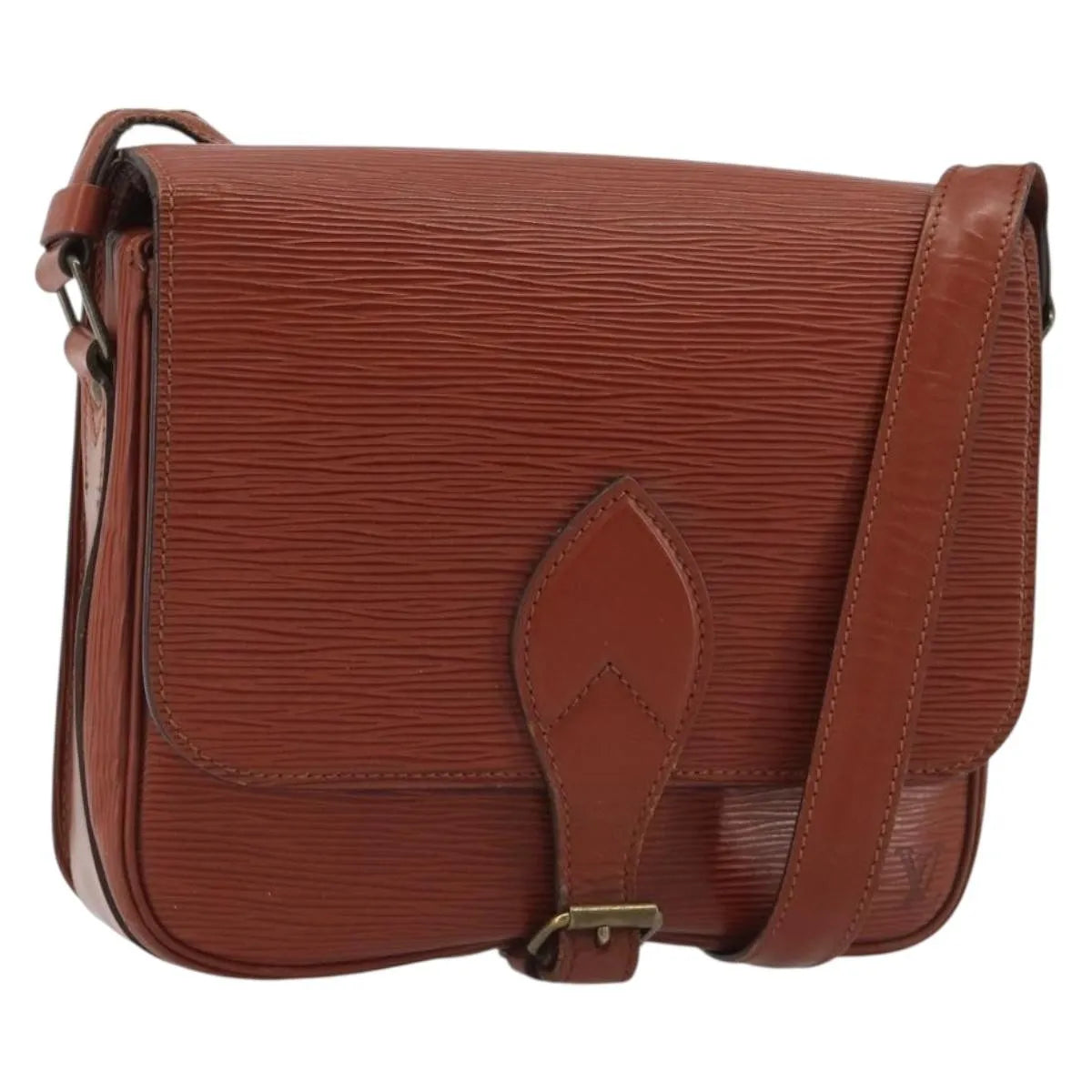 Louis Vuitton Cartouchiere Epi Leather, Brown, Leather, Shoulder Bag