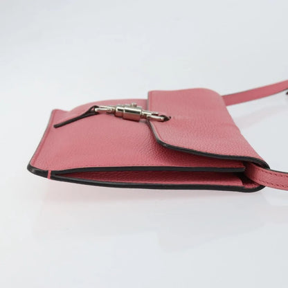 Gucci Jackie Soft Convertible Clutch Leather, Pink, Leather, Handbag