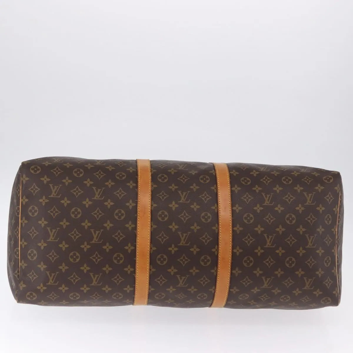 Louis Vuitton Keepall Monogram, Brown, Canvas, Travel Bag