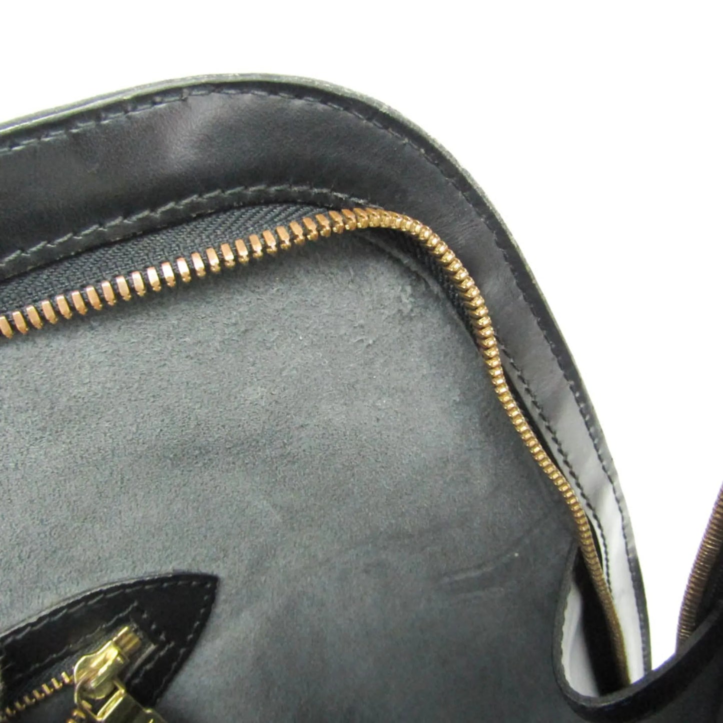 Louis Vuitton Lussac Epi Leather, Black, Leather, Shoulder Bag