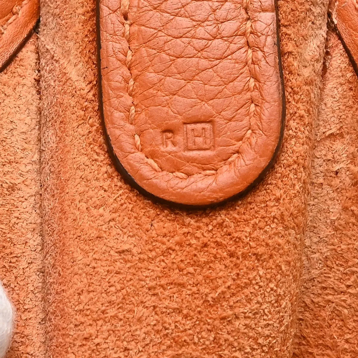 Hermes Evelyne Bag Gen I Clemence, Orange, Leather, Handbag