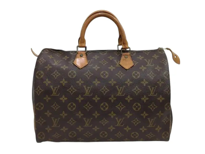 Louis Vuitton Speedy Monogram Canvas, Brown, Canvas, Handbag