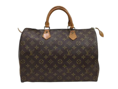Louis Vuitton Speedy Monogram Canvas, Brown, Canvas, Handbag