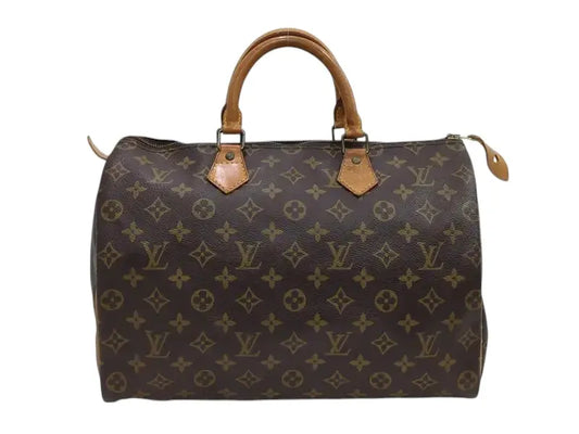 Louis Vuitton Speedy Monogram Canvas, Brown, Canvas, Handbag
