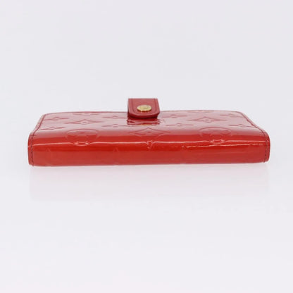 Louis Vuitton Agenda Cover Patent, Red, Patent Leather, Clutch