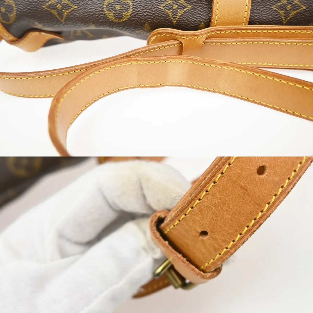 Louis Vuitton Saumur Monogram Canvas, Brown, Canvas, Shoulder Bag
