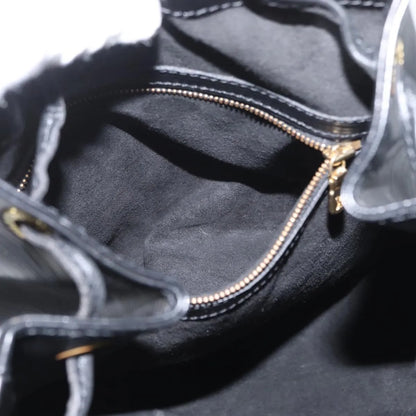 Louis Vuitton Noe Epi Leather, Black, Leather, Shoulder Bag