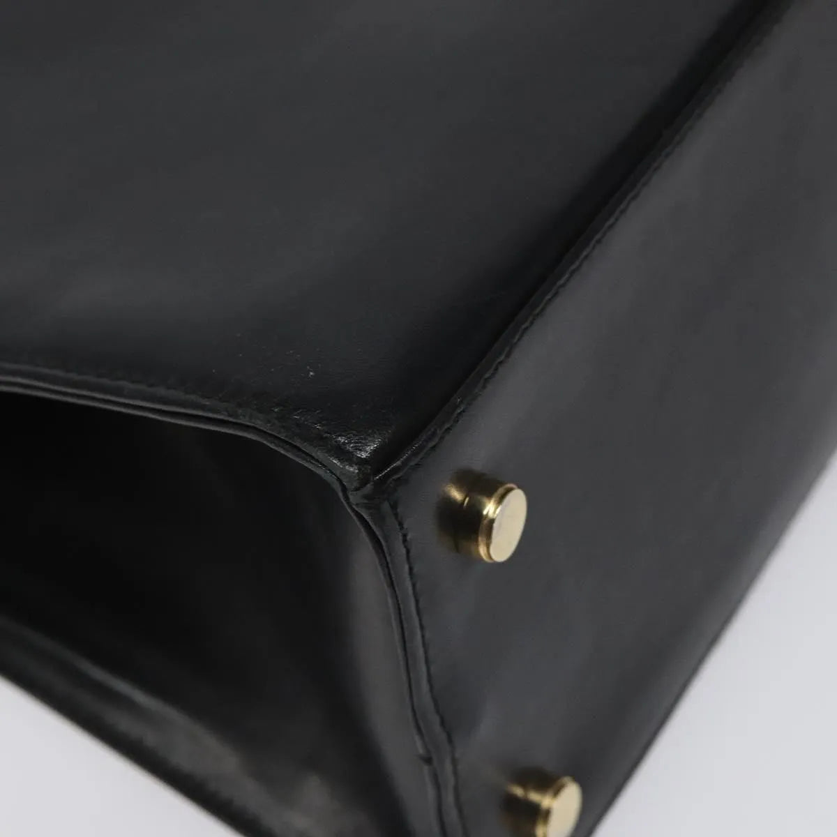Salvatore Ferragamo Vala Leather, Black, Leather, Shoulder Bag